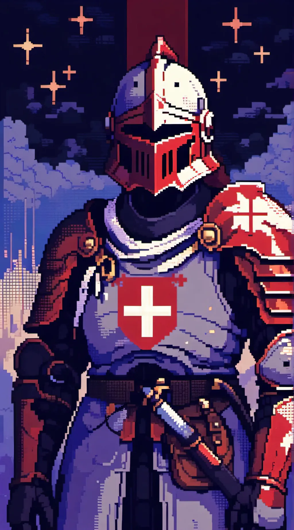 ai character: Red Knight background
