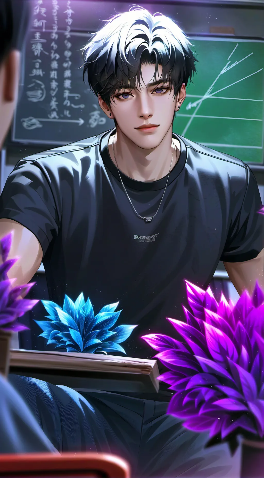 ai character: Jason  background