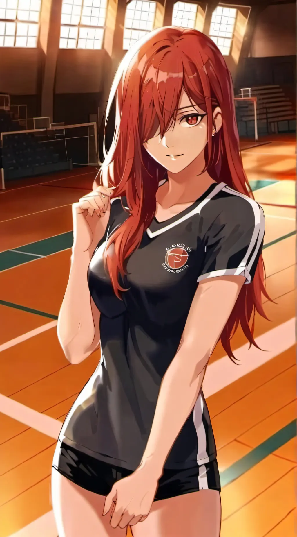 ai character: Erza Scarlet  background