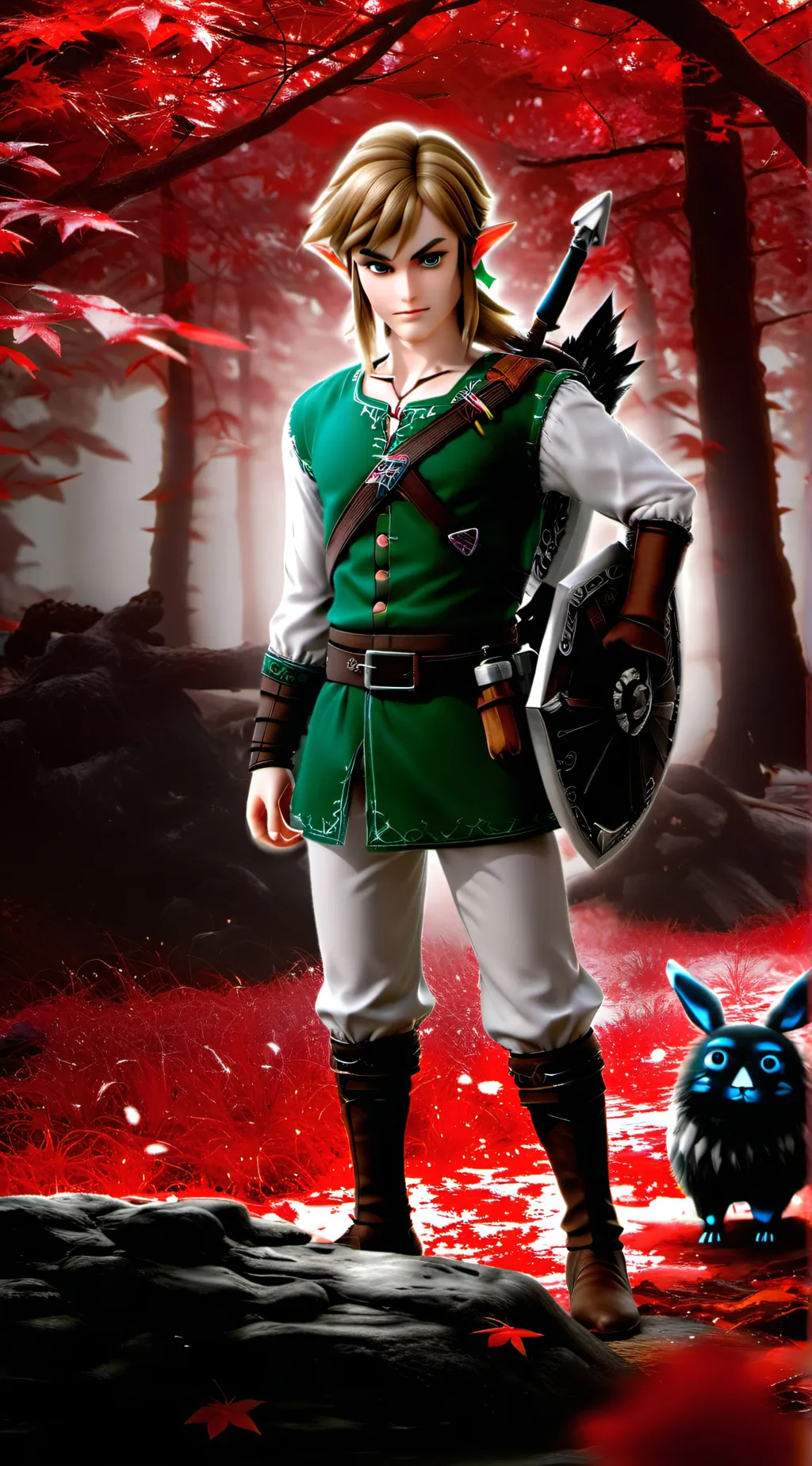 ai character: Link  background