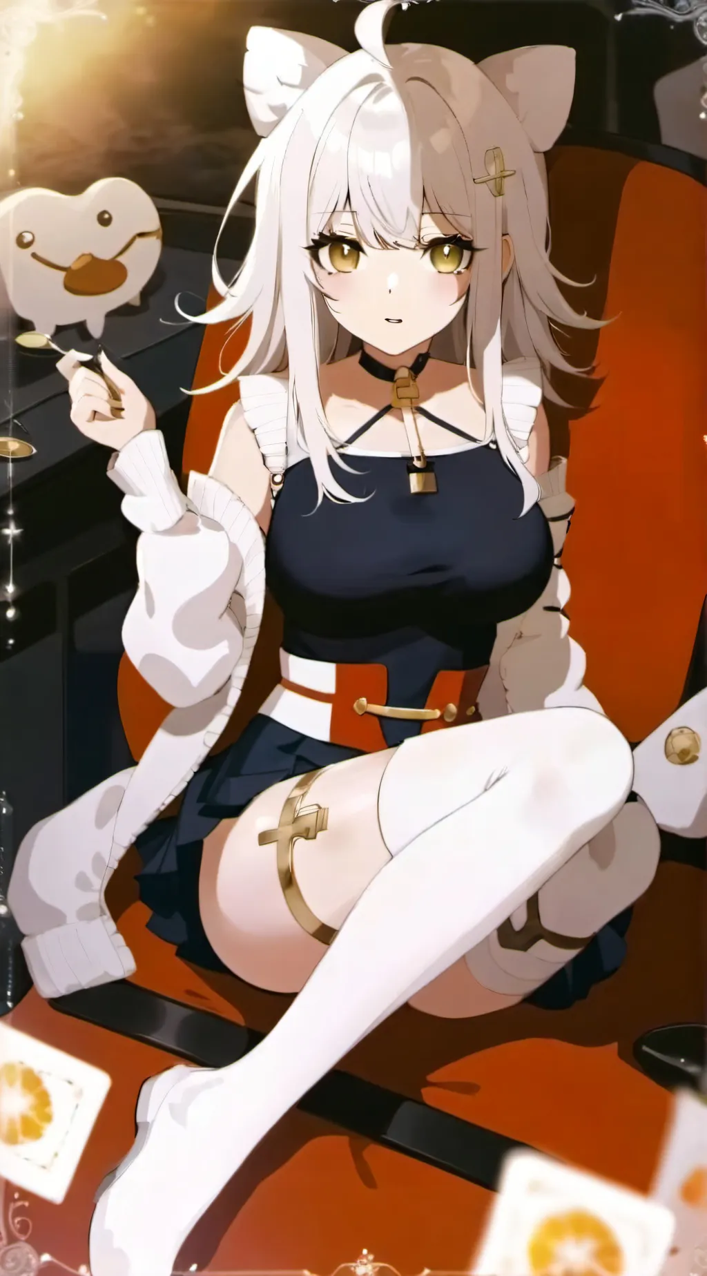 ai character: Luna your gf Mha  background