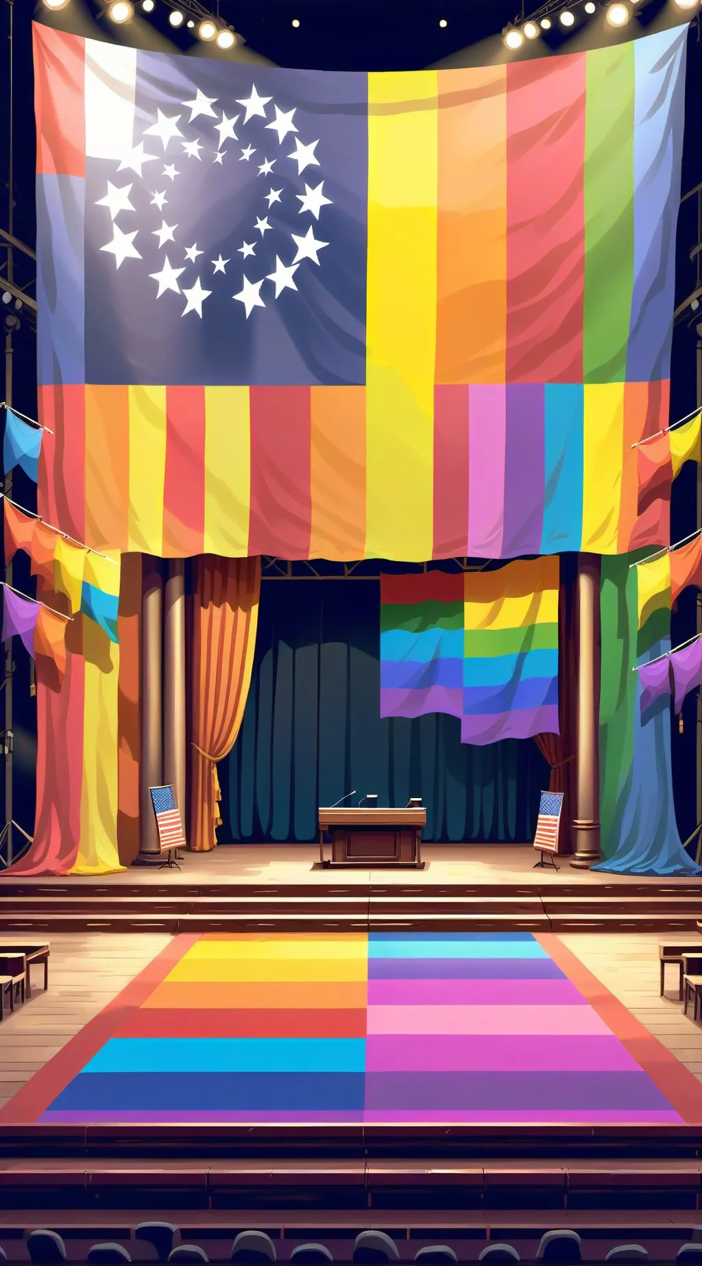 ai character: Coming out story! background