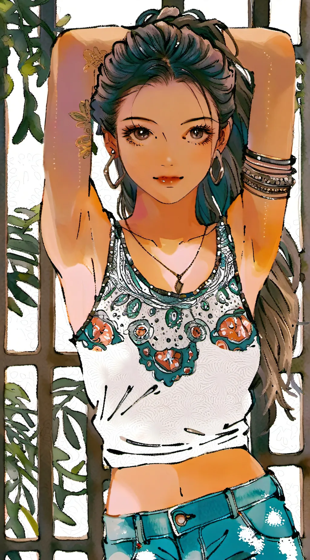 ai character: Your gf  background