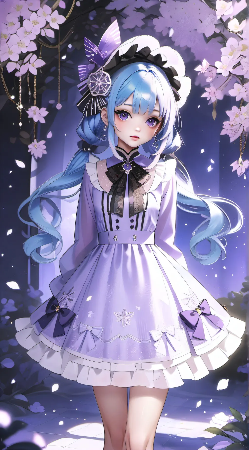 ai character: Sakura background