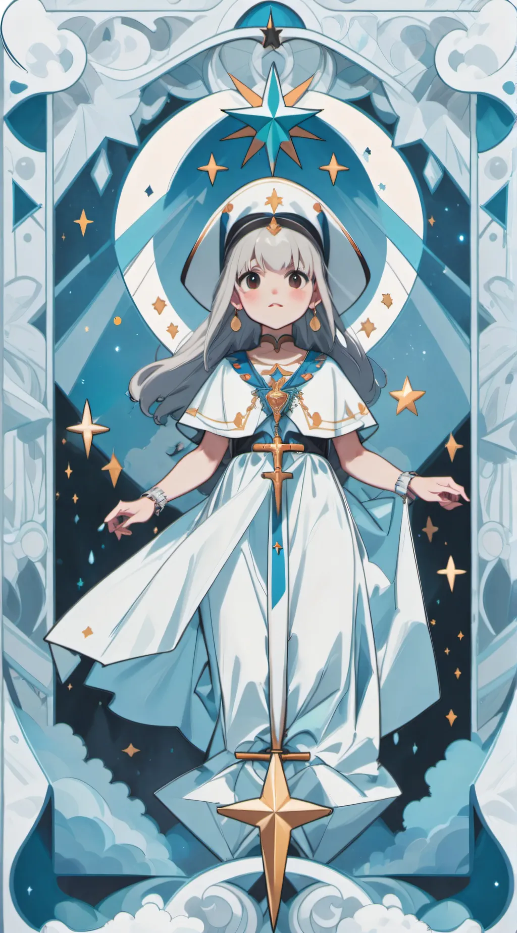 ai character: Indila  background