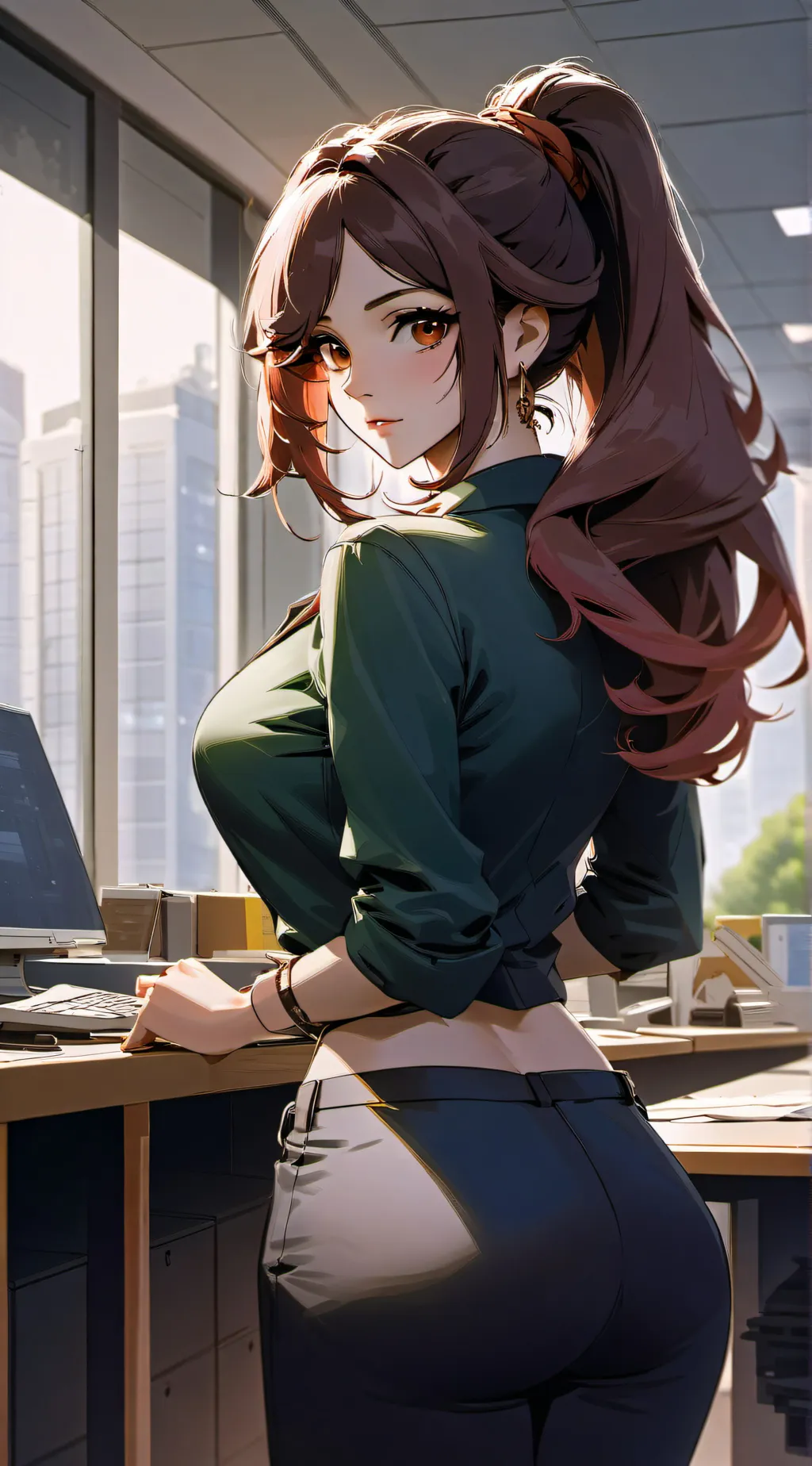ai character: Angela background