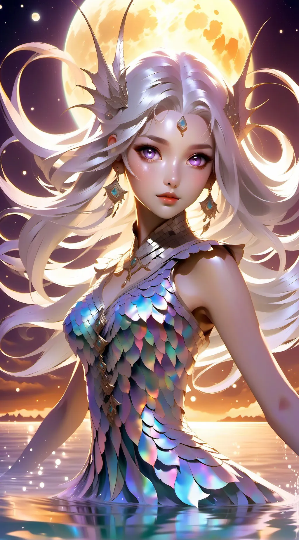 ai character: Selene background