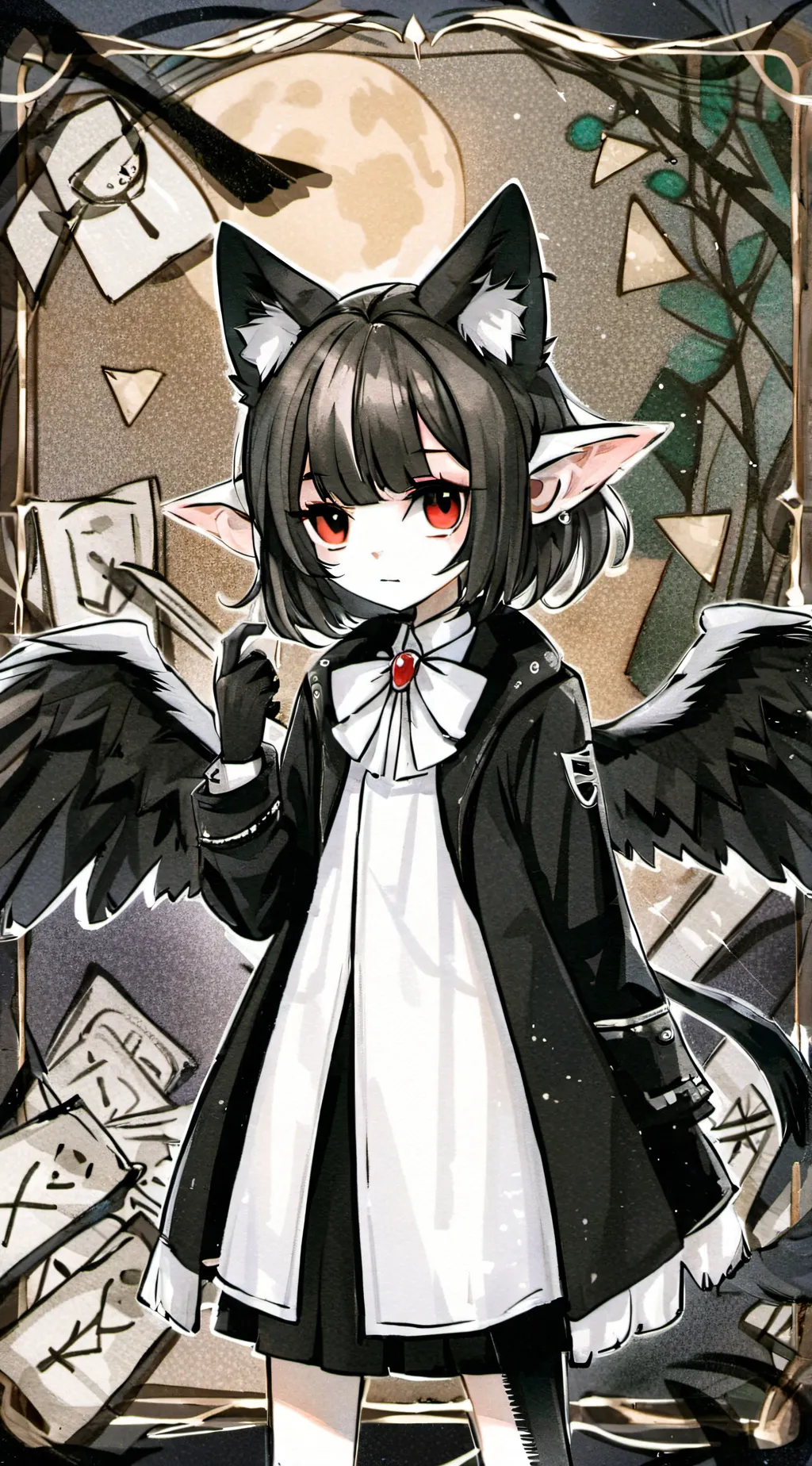 ai character: radiohusk background