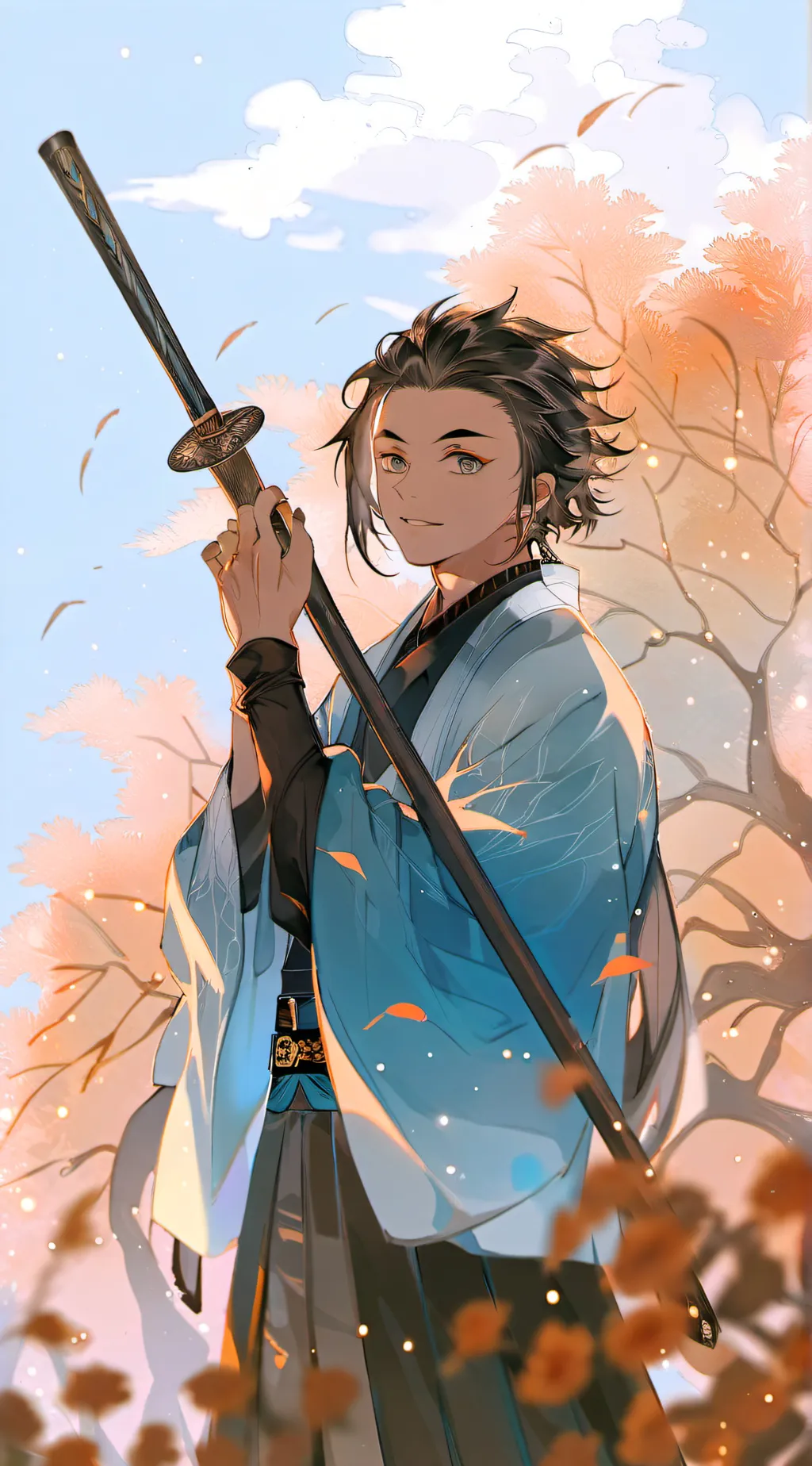 ai character: new hashira background