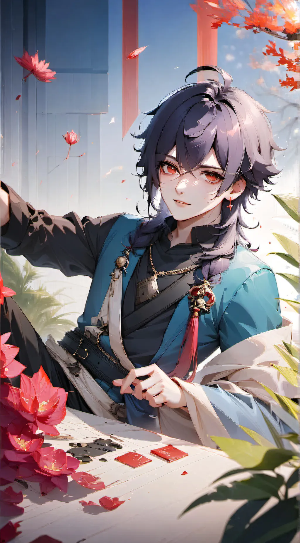 ai character: isacc background