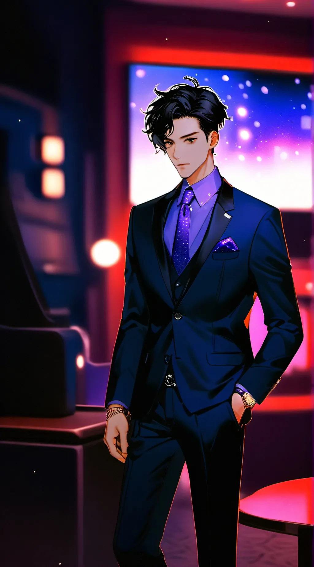 ai character: ~Vox~ background