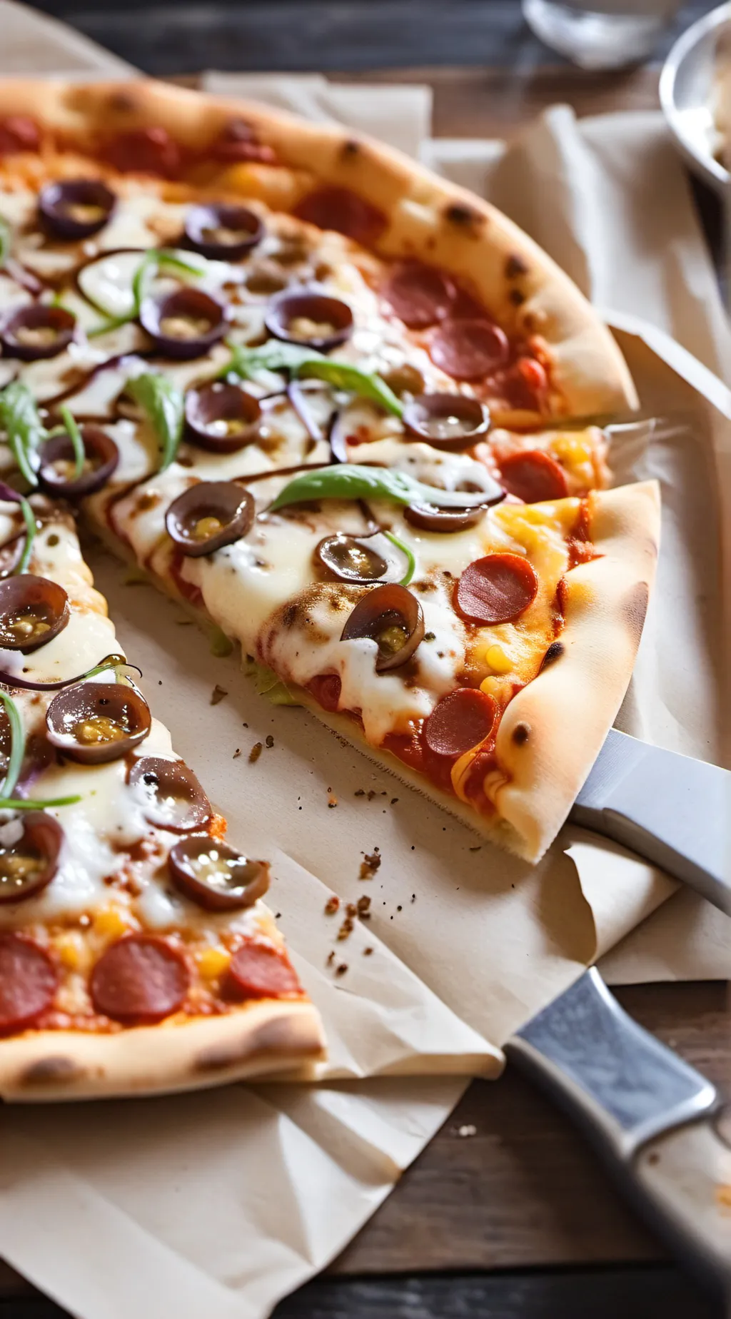 ai character: Pizza background
