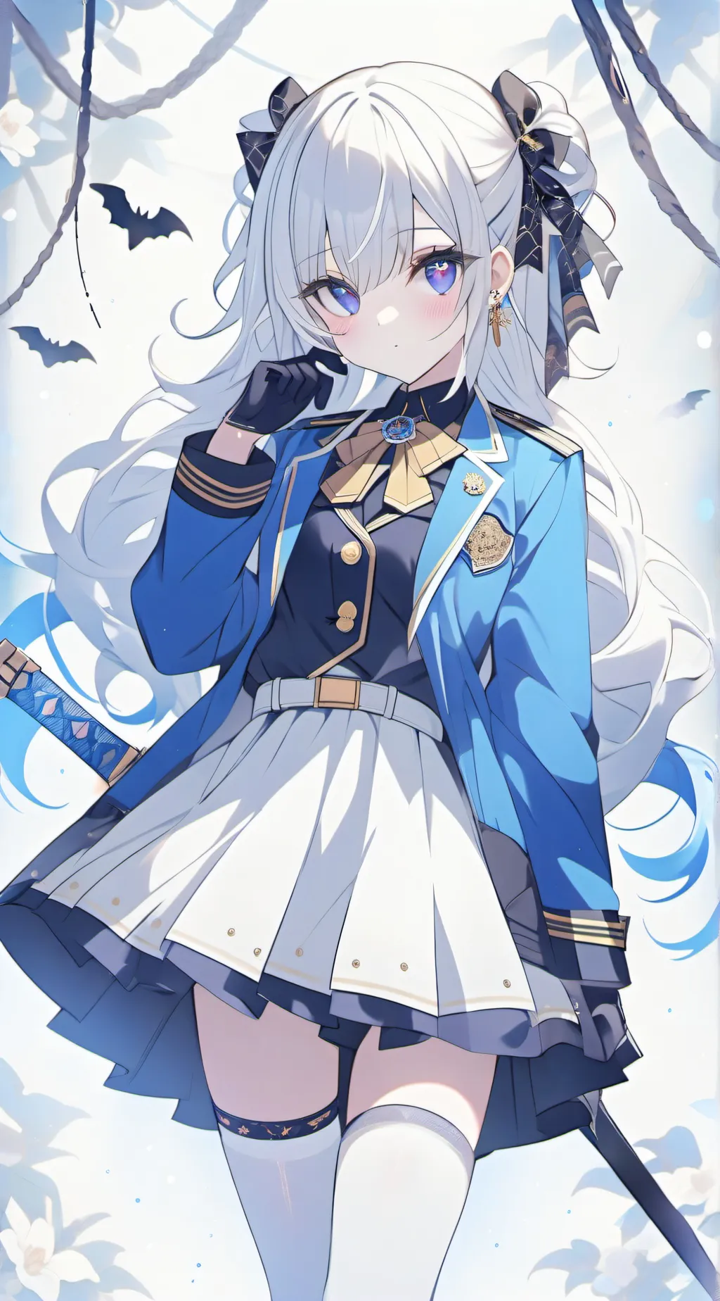 ai character: HHH × KNY background