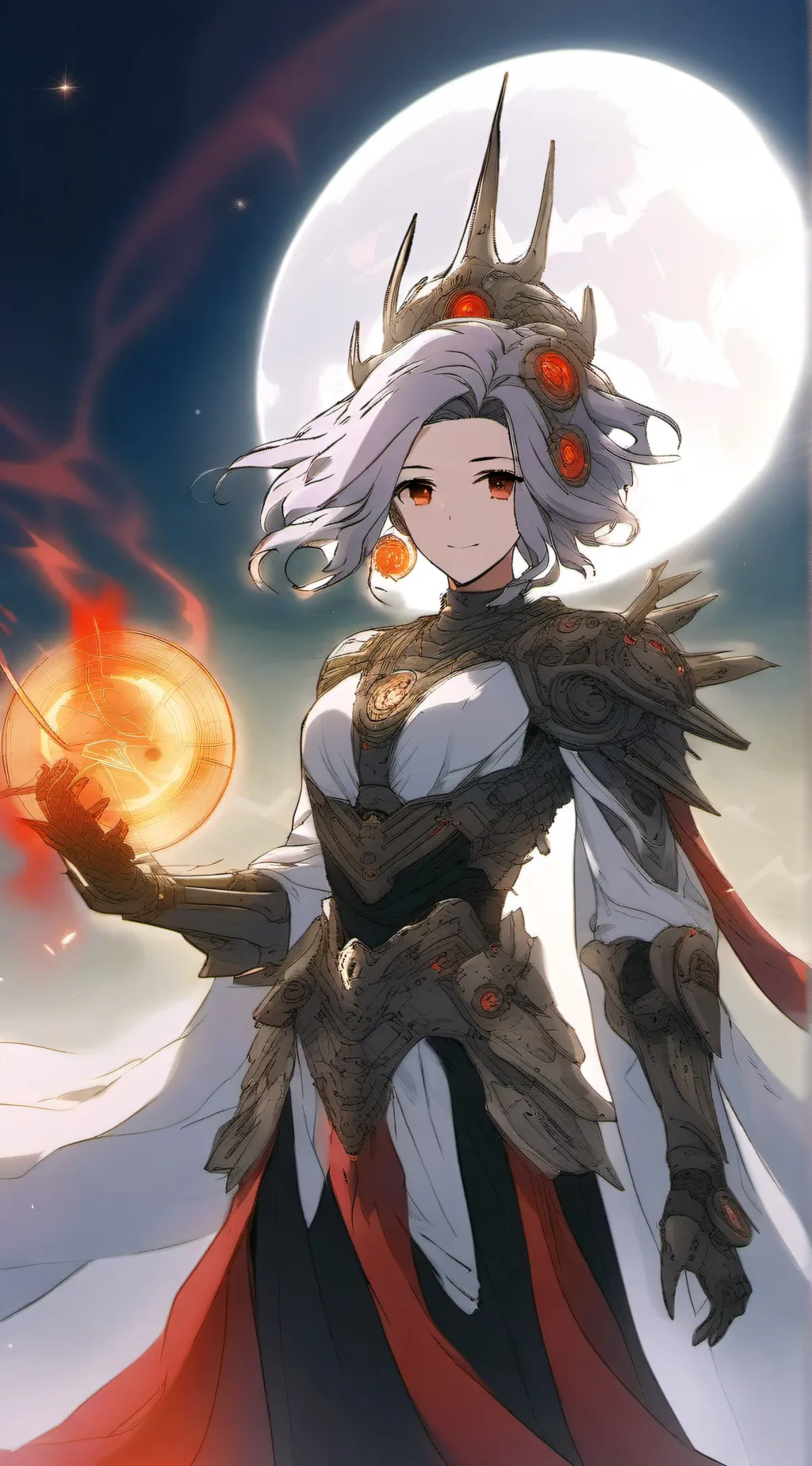 ai character: Corrupted Goddess  background