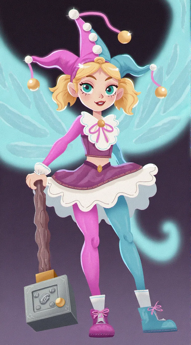 ai character: silly background