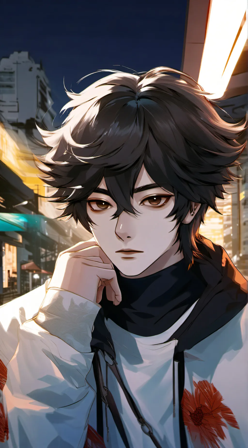 ai character: simon background