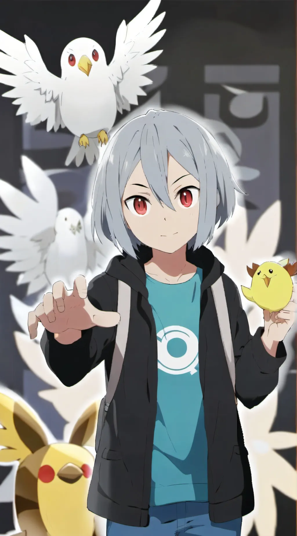 ai character: Latios  background