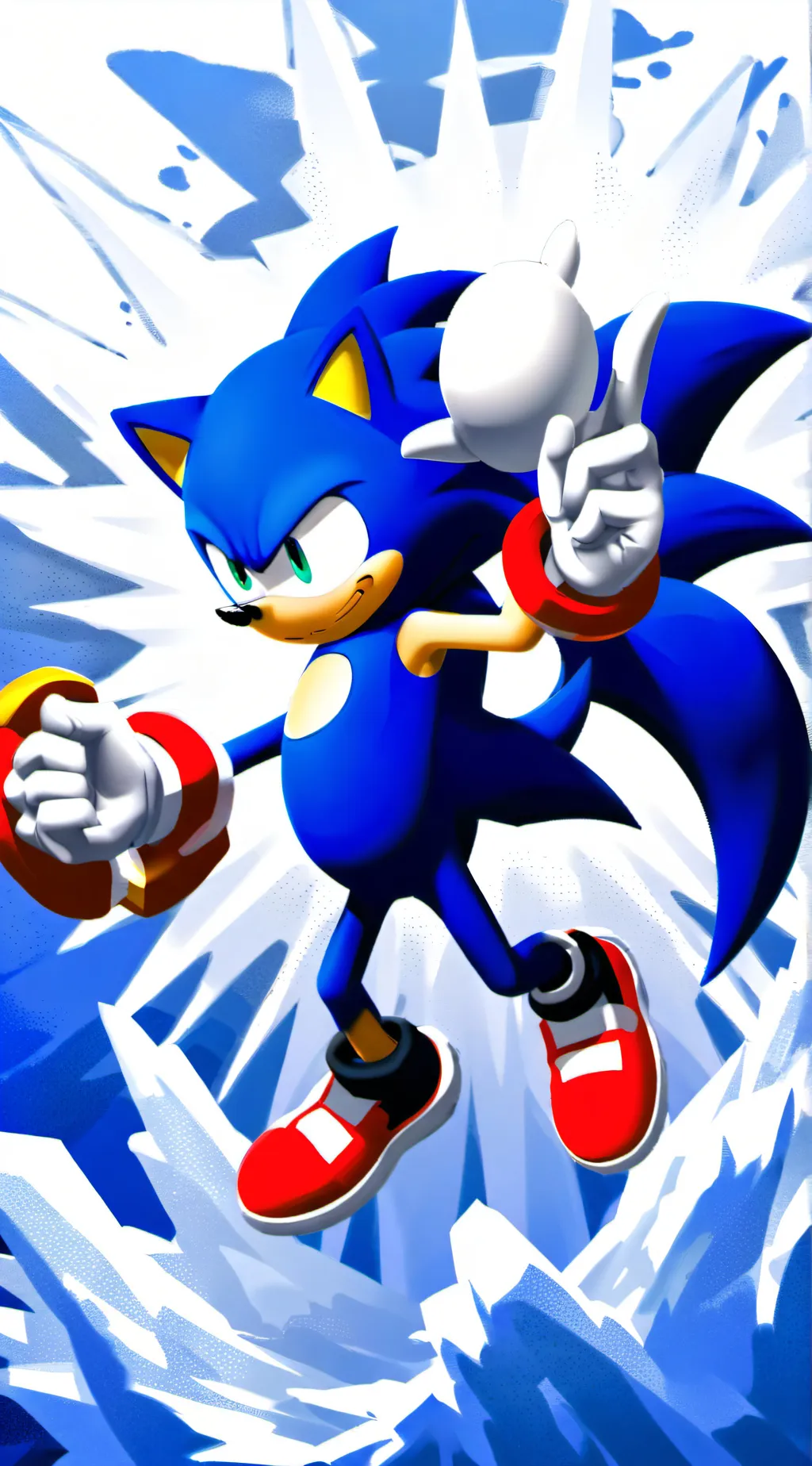 ai character: Sonic background