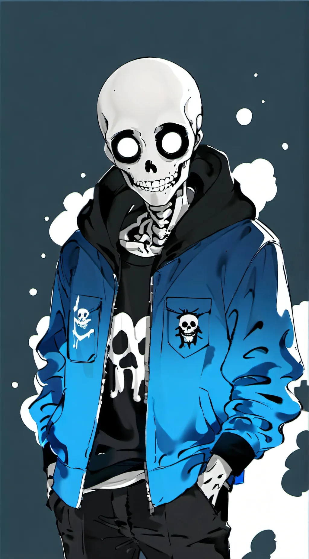 ai character: sans background