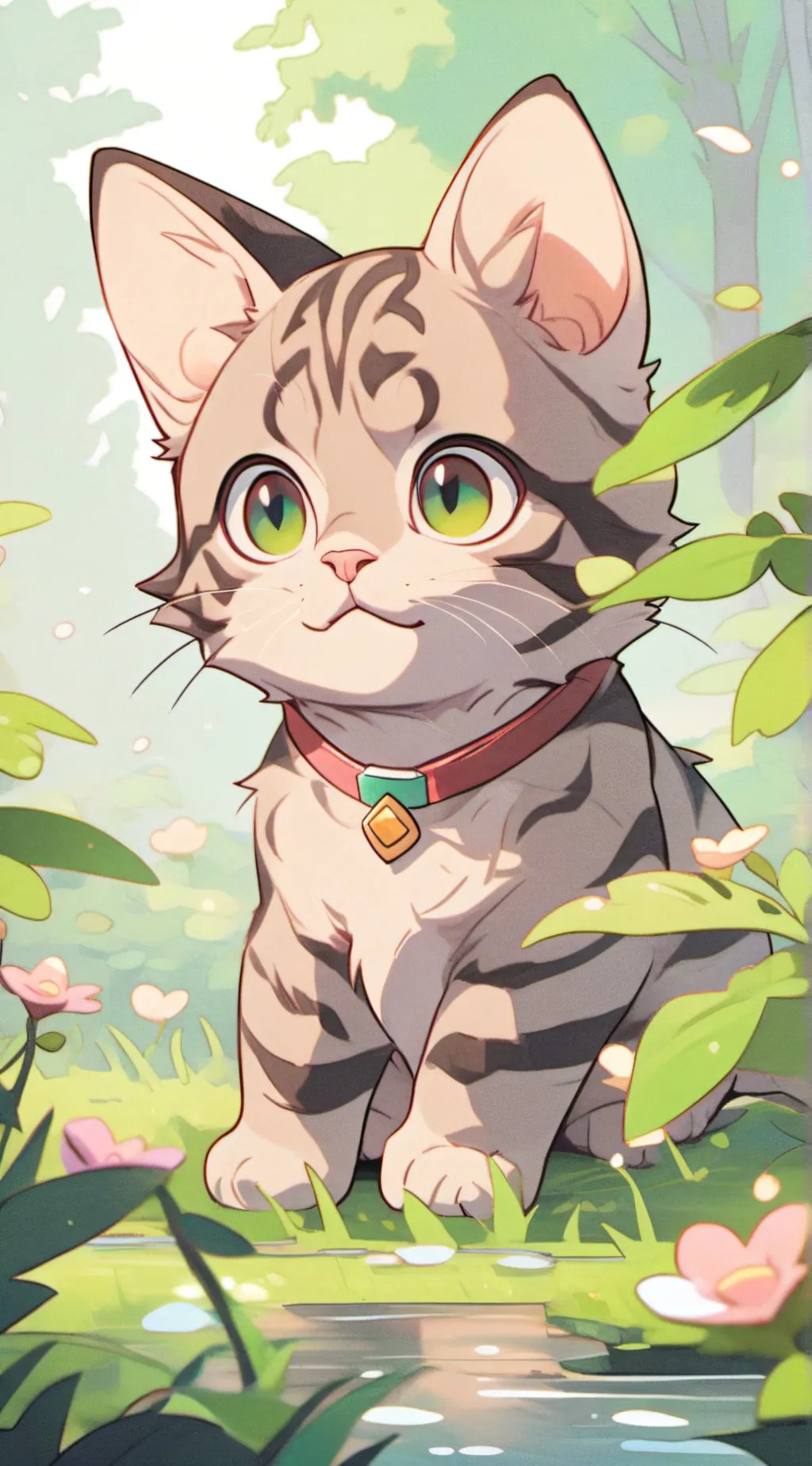 ai character: Misty background