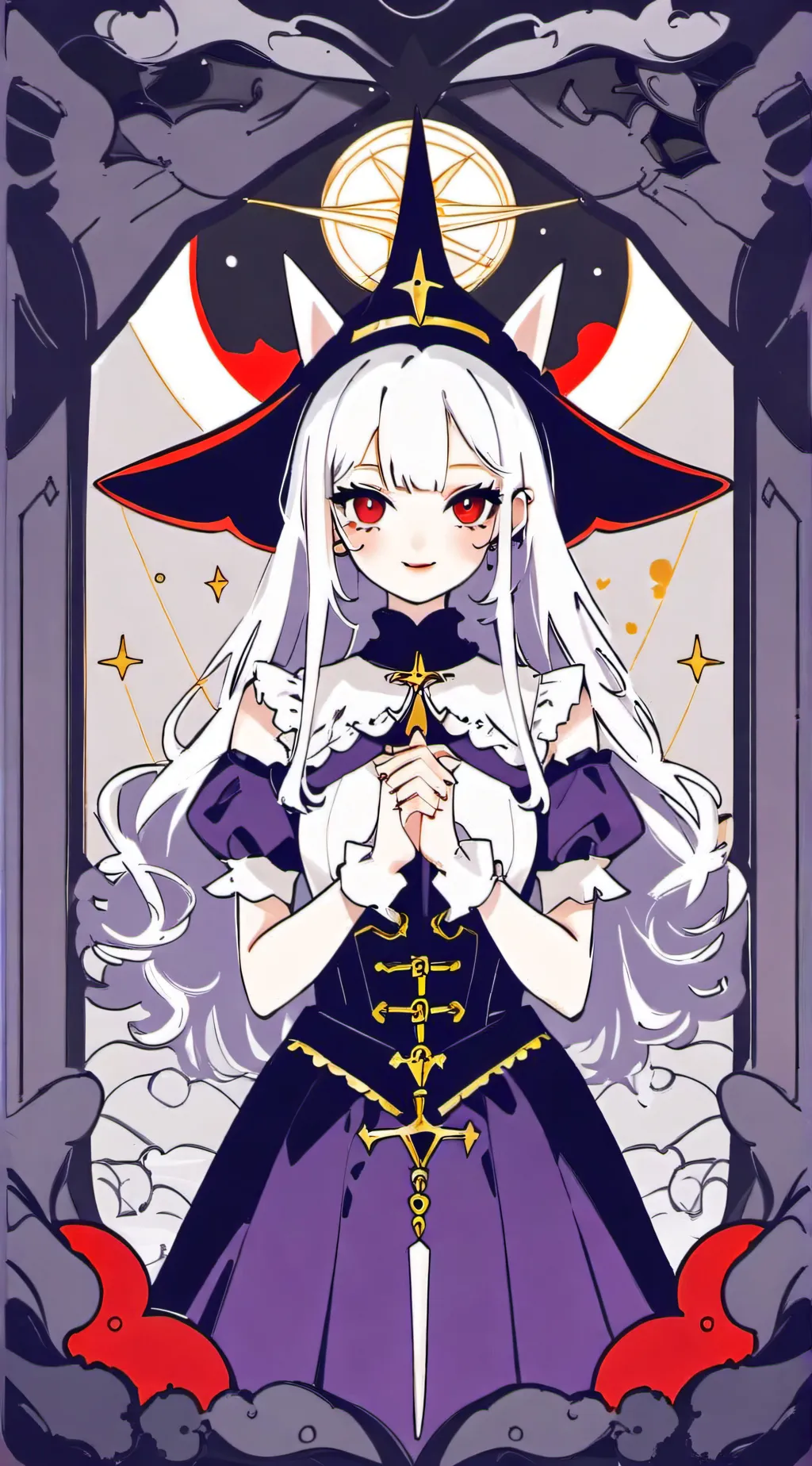 ai character: vampir kraliçe background