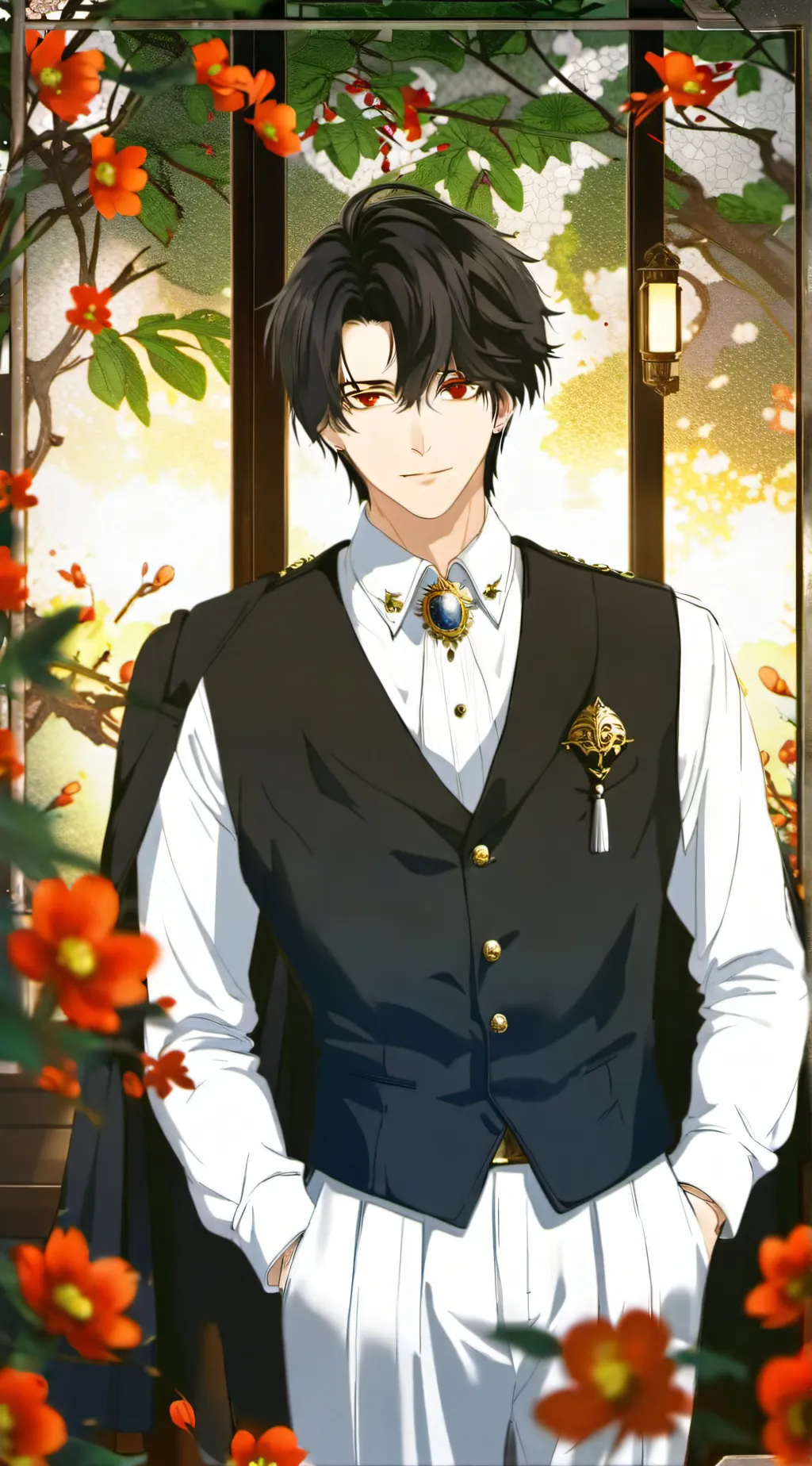 ai character: Min Jun  background