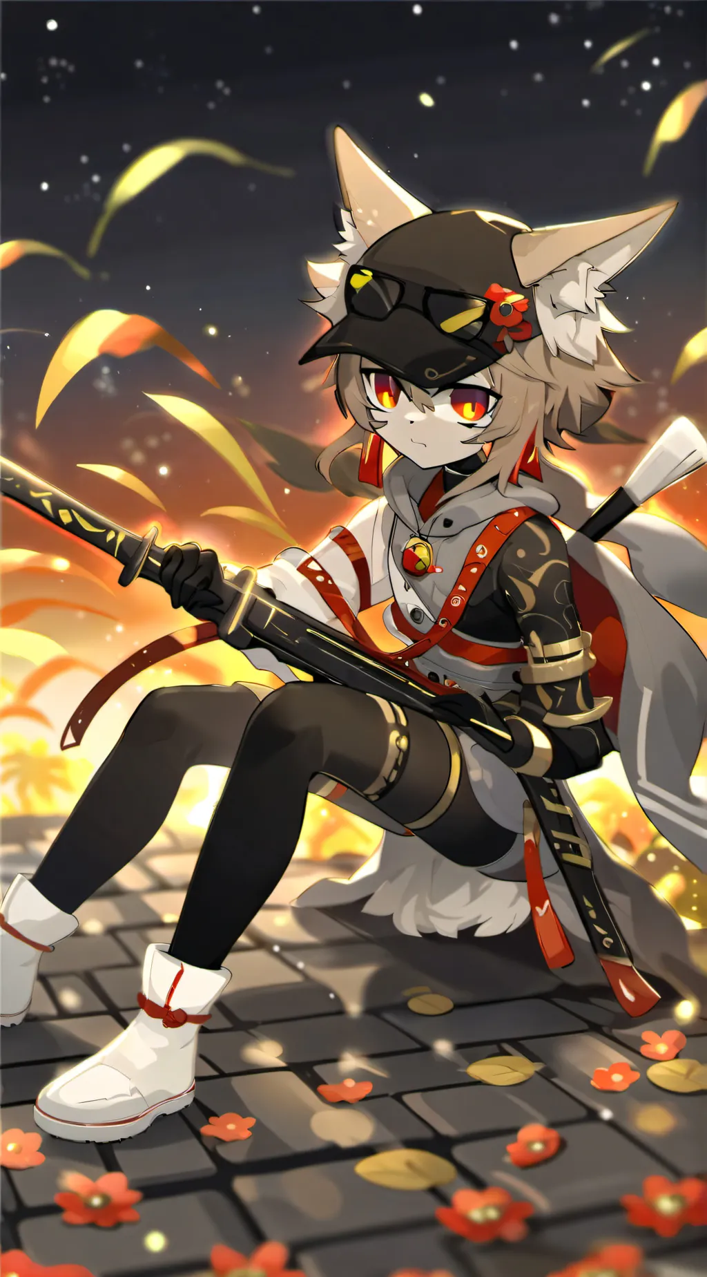 ai character: Arah background
