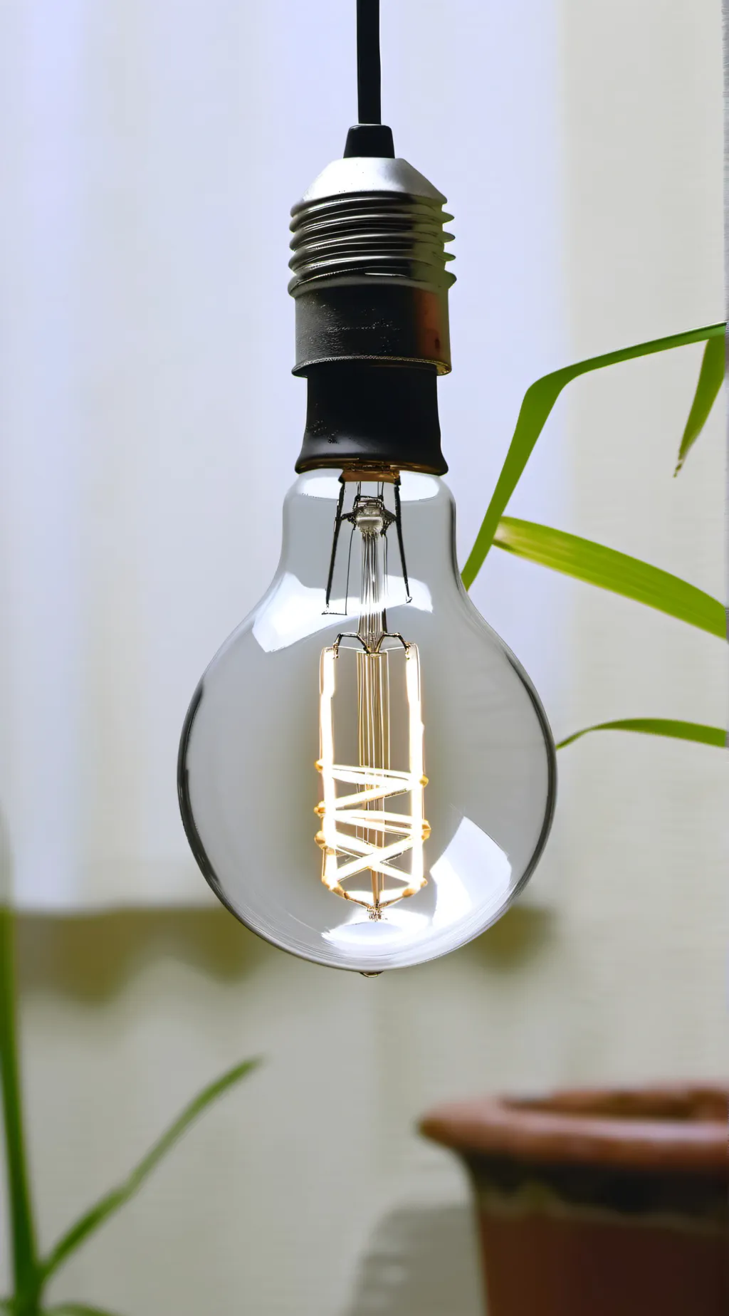 ai character: lightbulb broken background