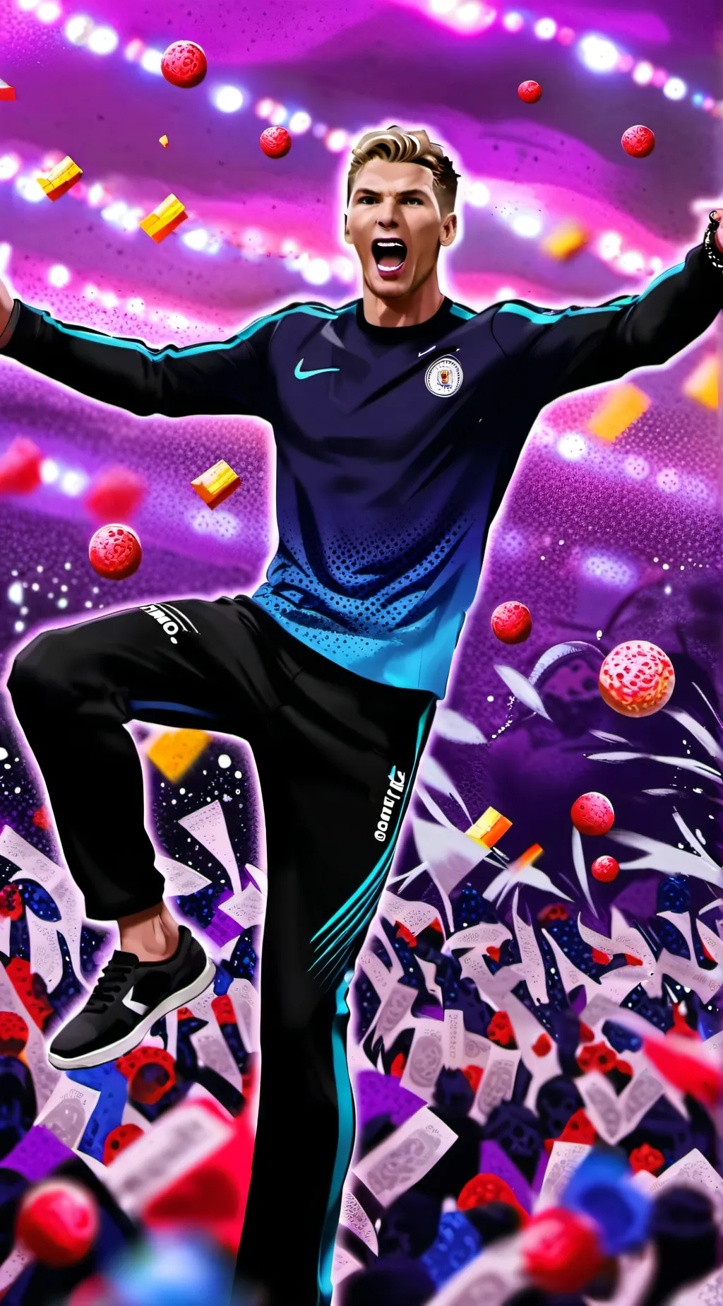 ai character: Ronaldo background