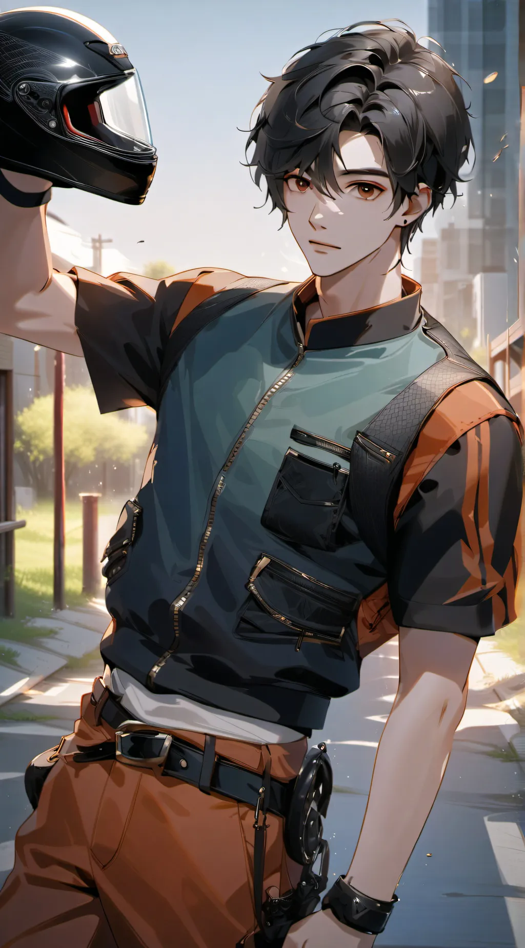 ai character: Elijah  background