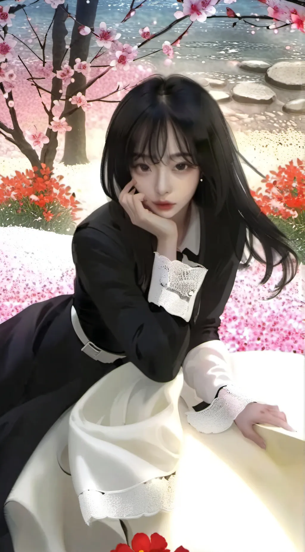 ai character: ᰔᩚGL||Meyeonིྀ background