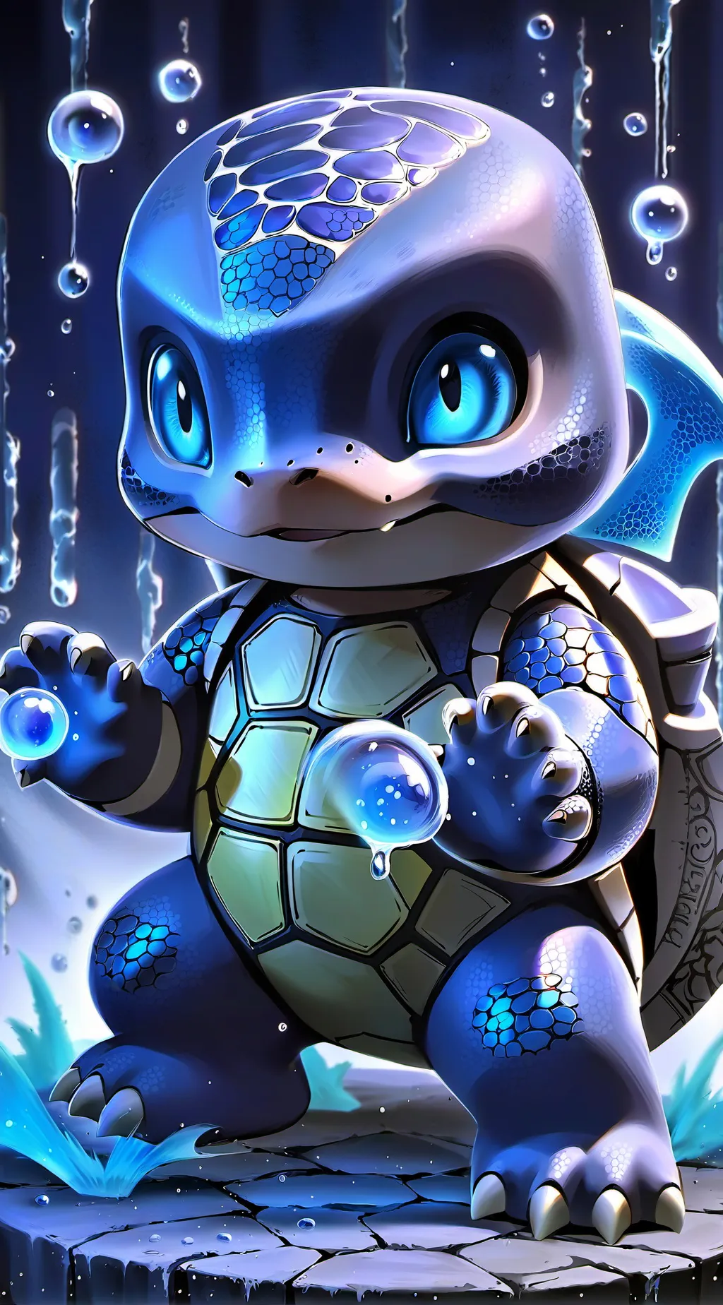 ai character: Squirtle background