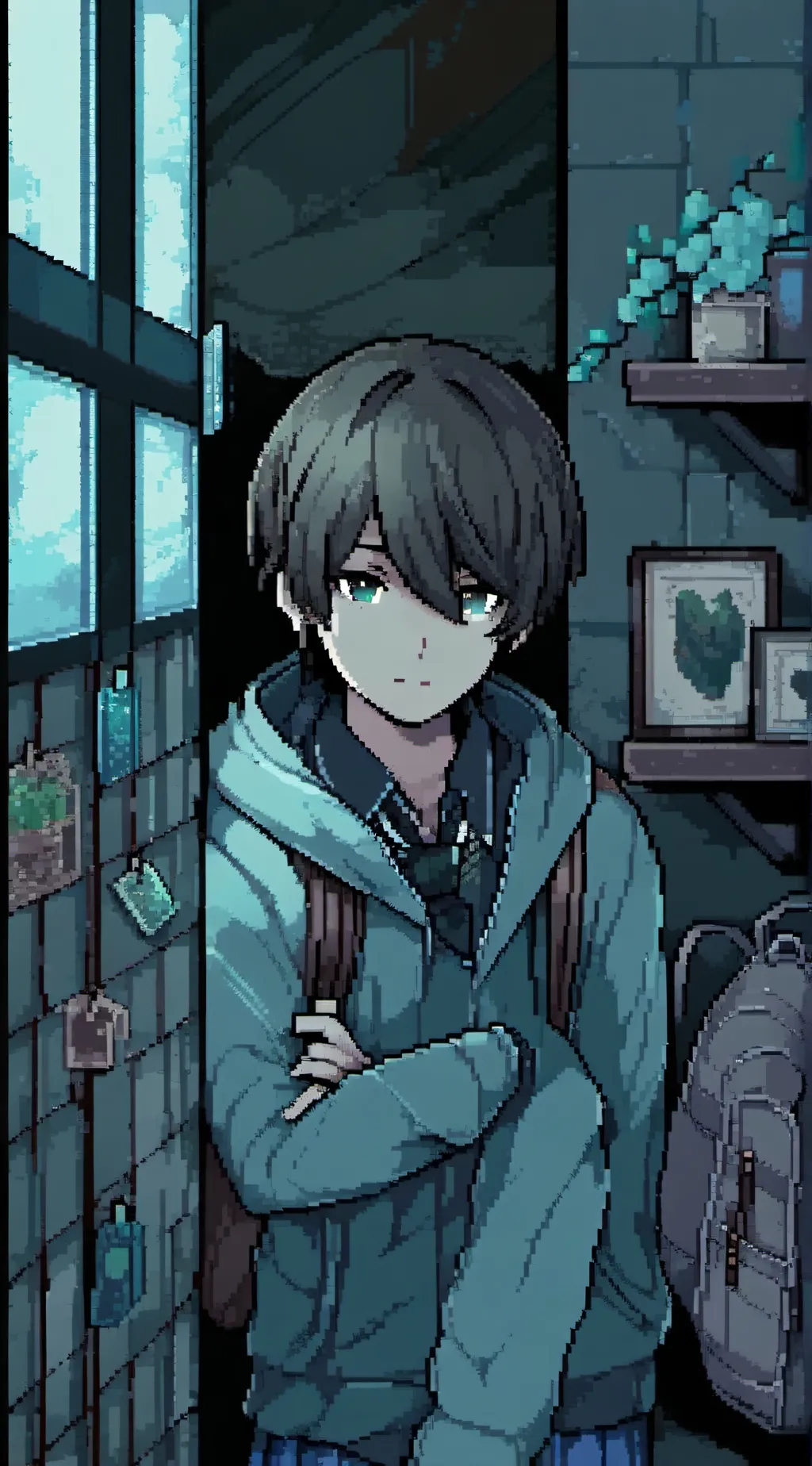 ai character: MHA eye color background