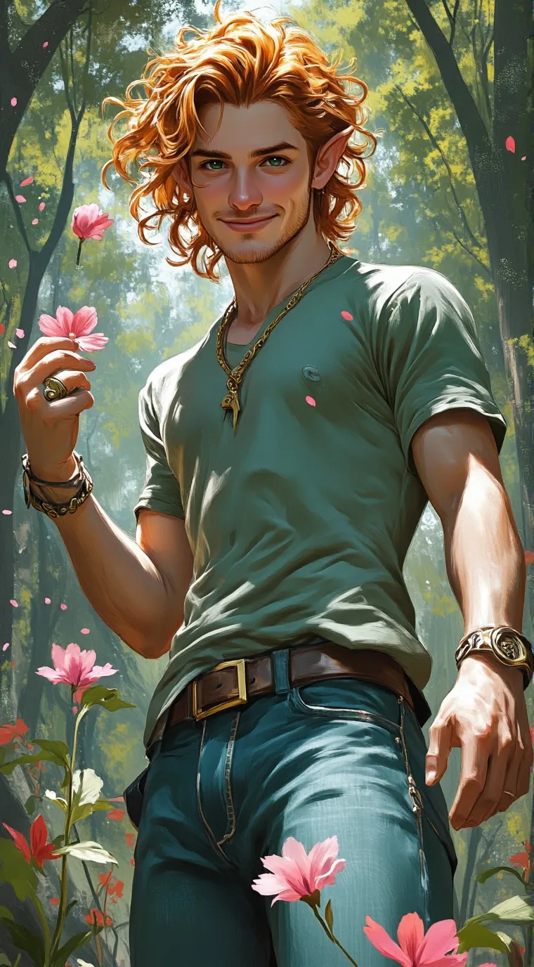 ai character: Card Forest  background