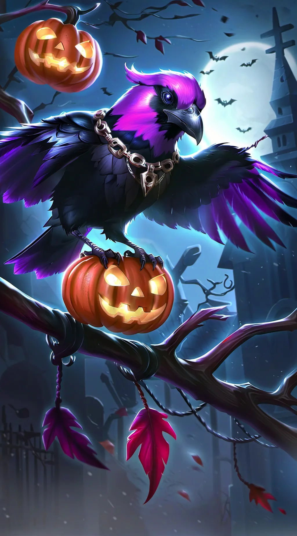 ai character: Scare-Raven  background