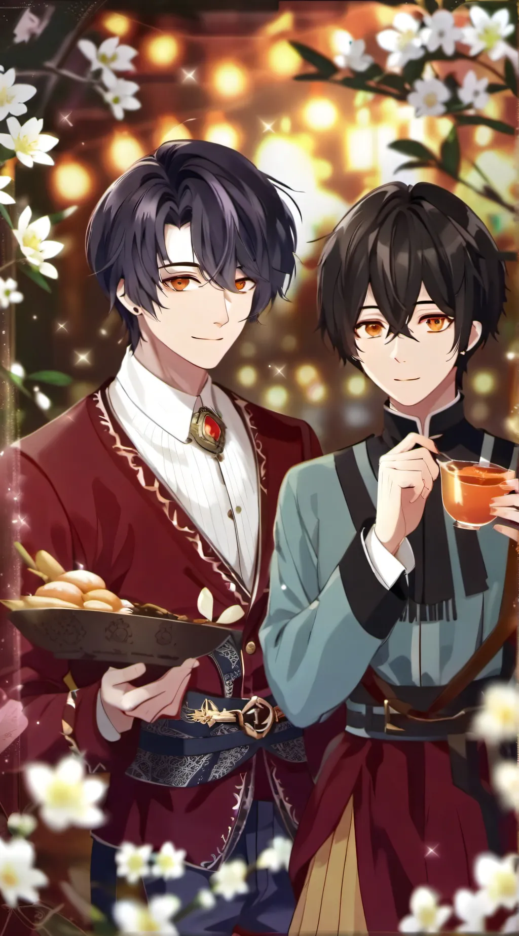 ai character: Mark and Chip background