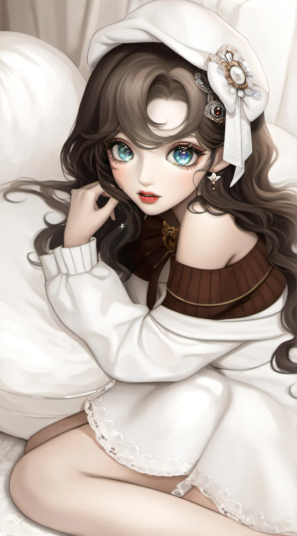 ai character: focus background