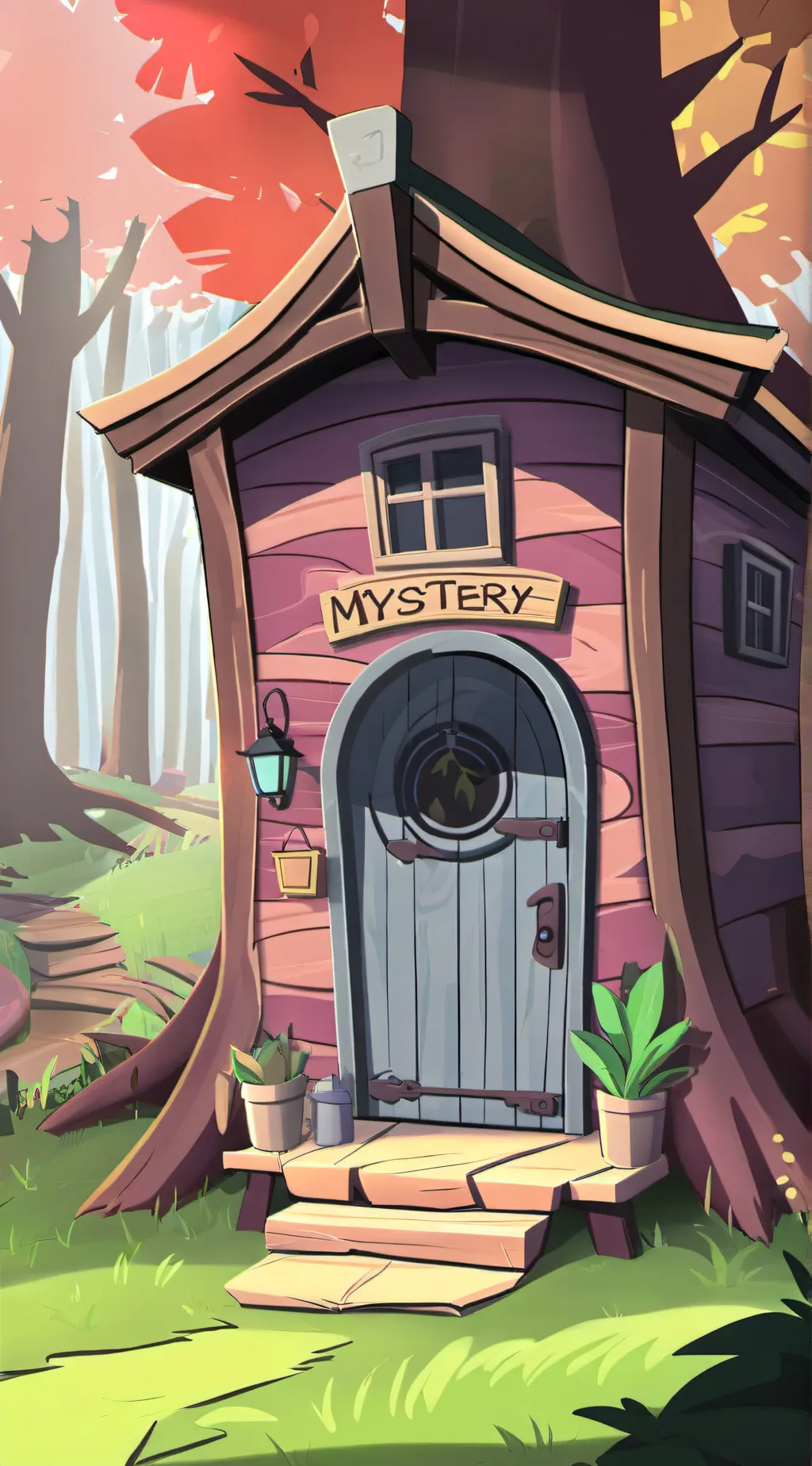 ai character: Gravity Falls background