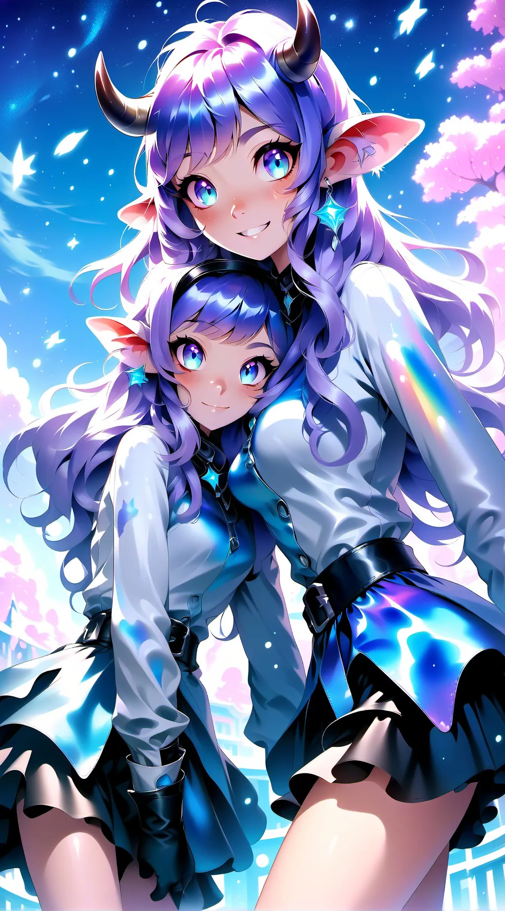 ai character: temmie and emmie a background