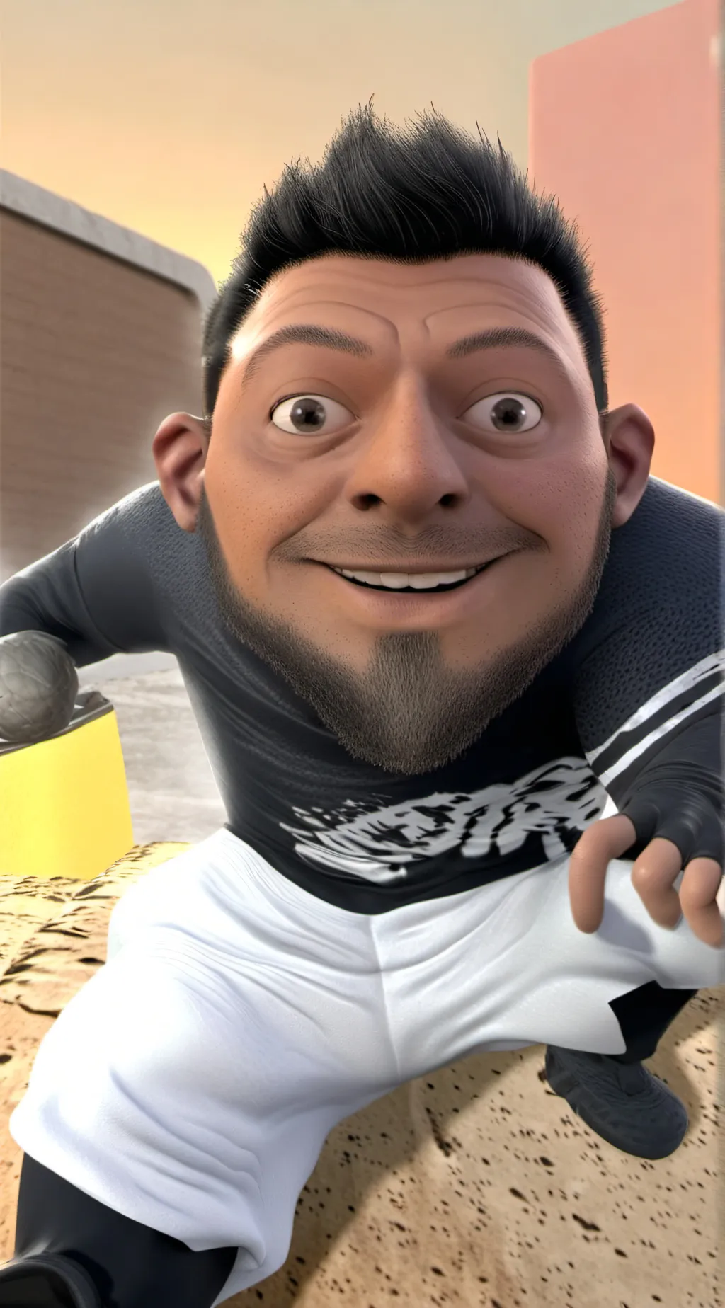 ai character: Poo bum background