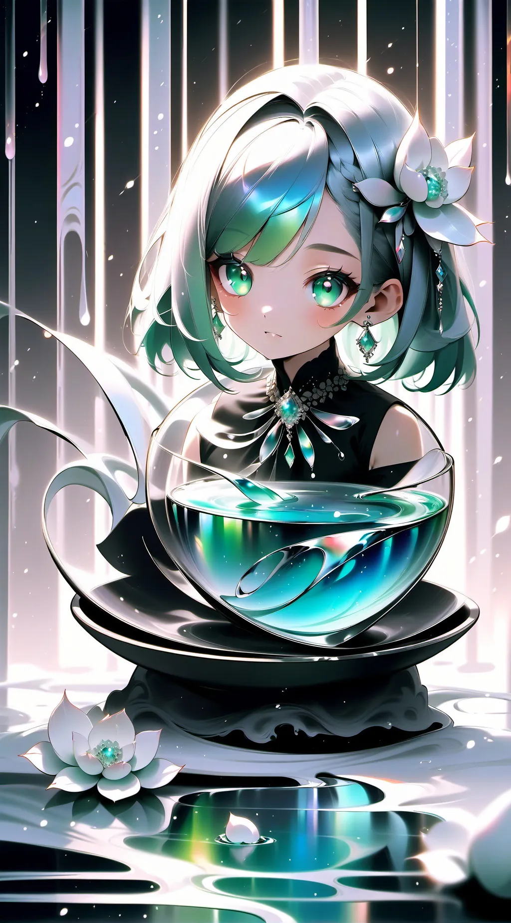 ai character: ava  background
