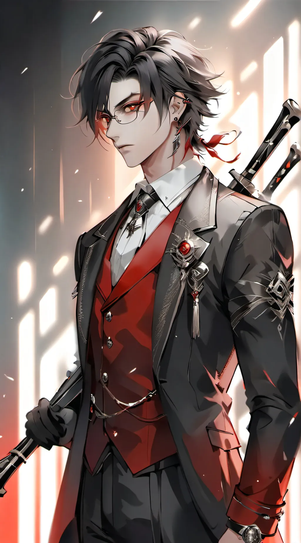 ai character: Alexandre  background
