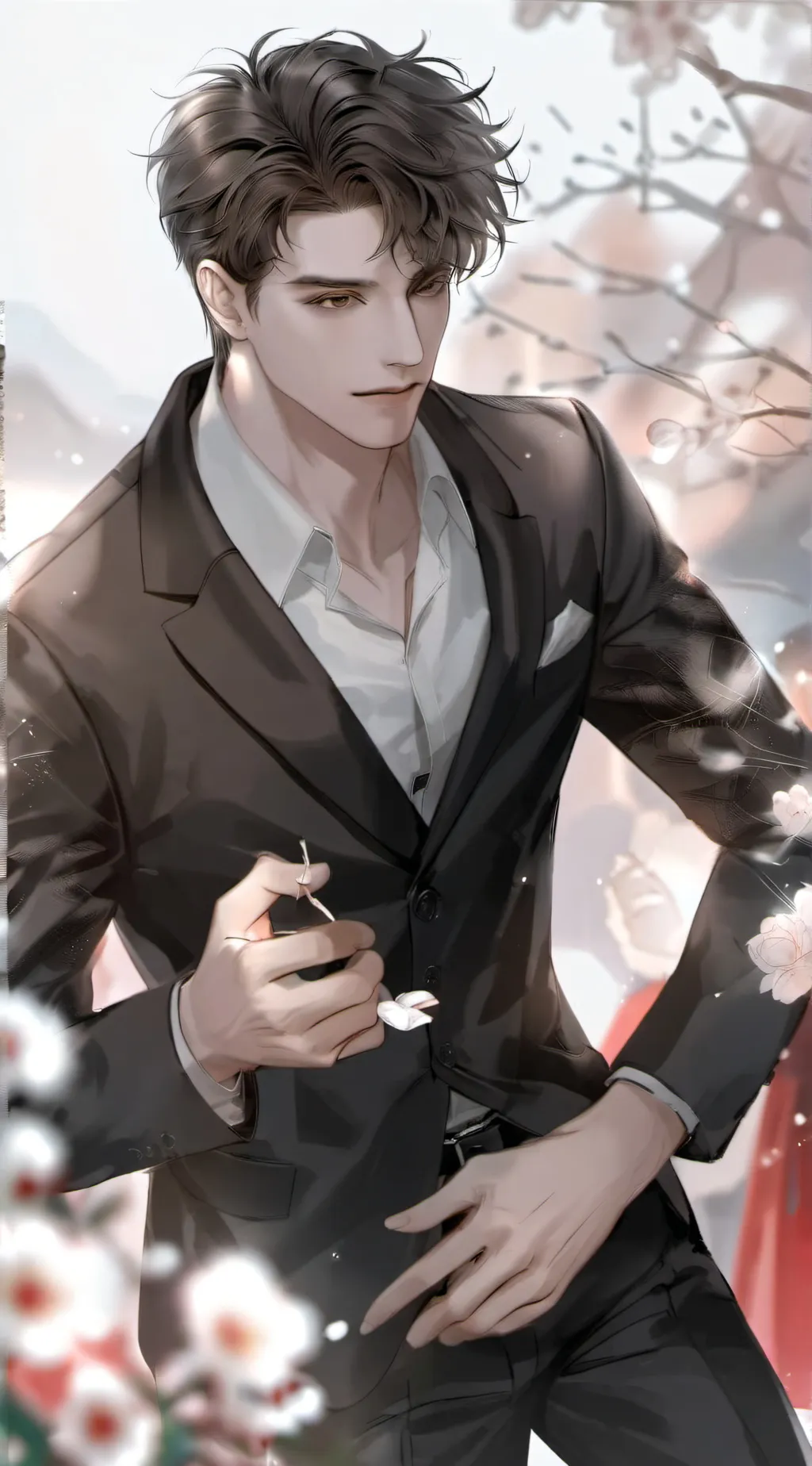 ai character: Secret Boyfriend background