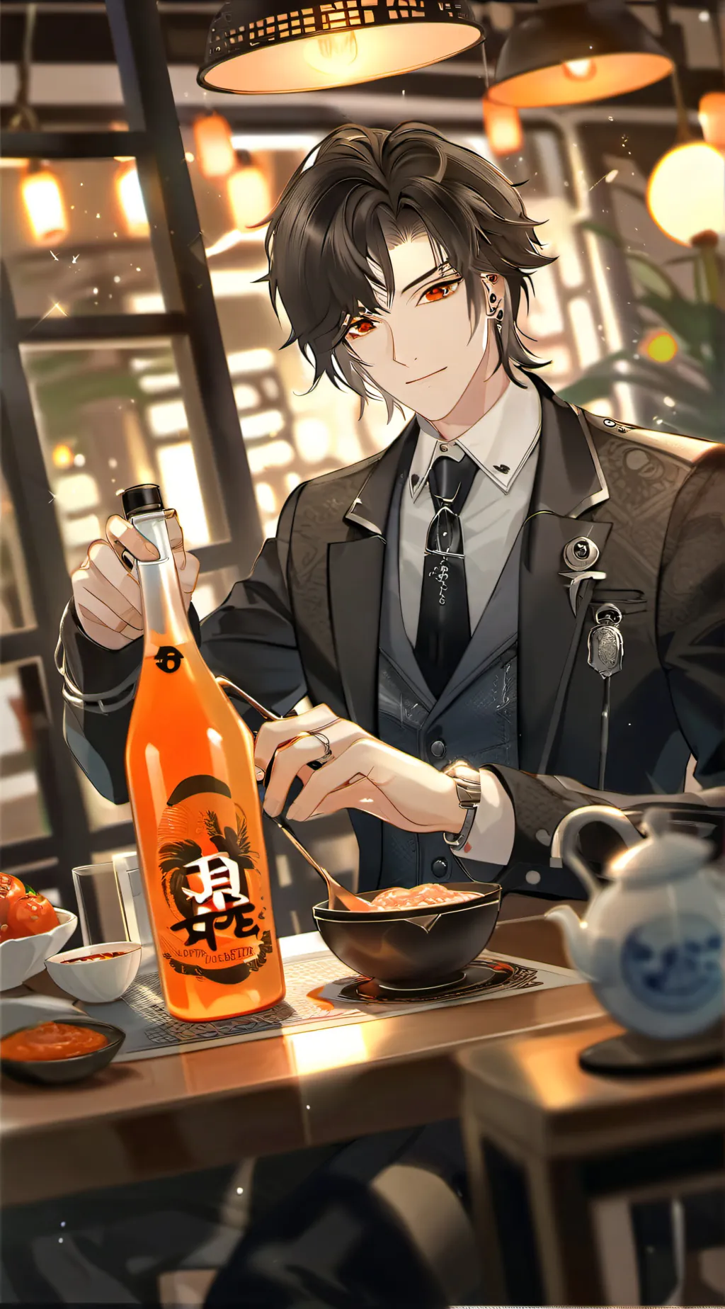 ai character: leo background