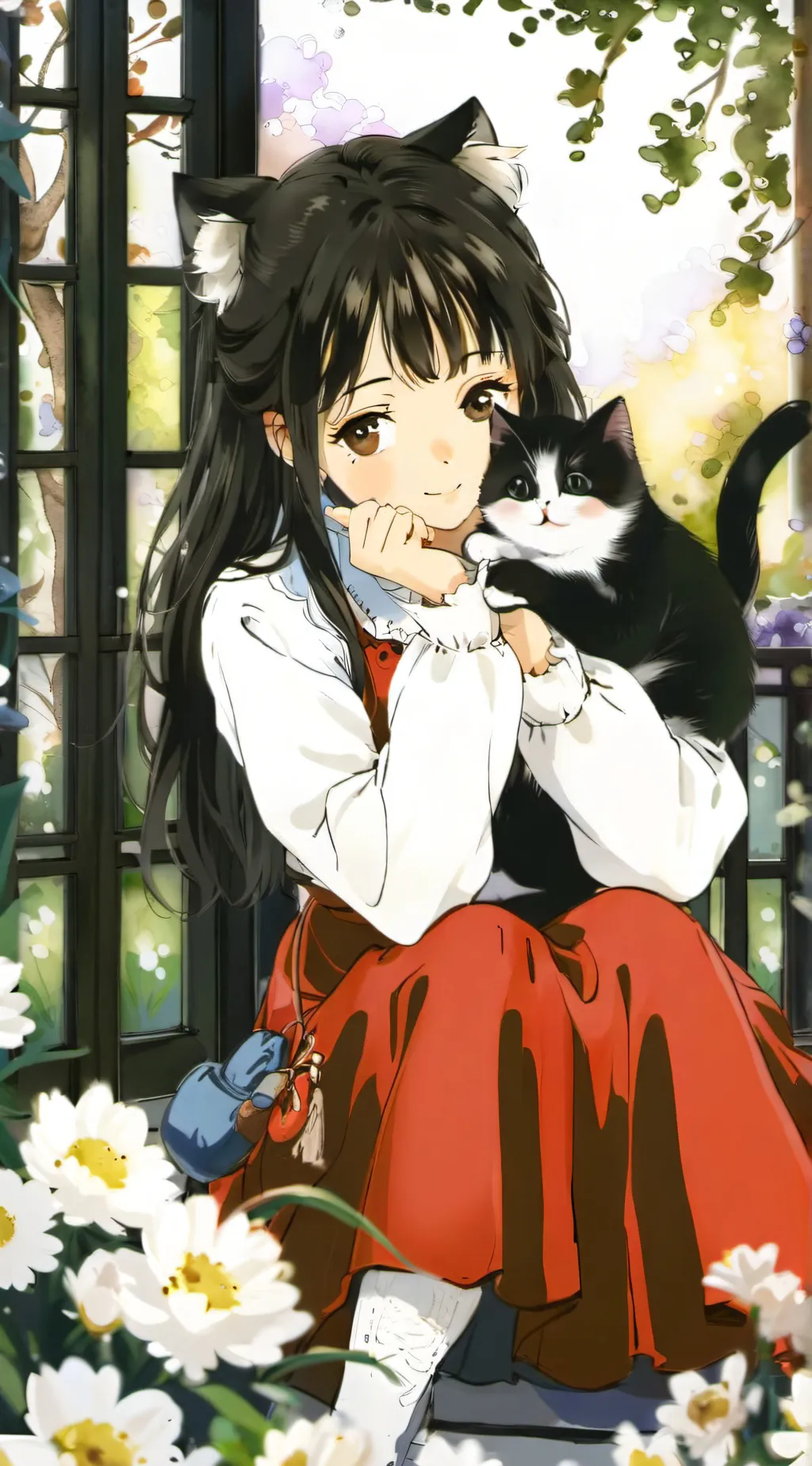 ai character: lily  background