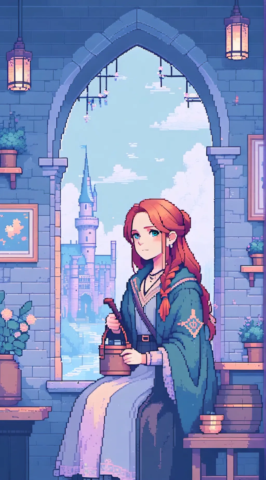 ai character: hogwarts  background