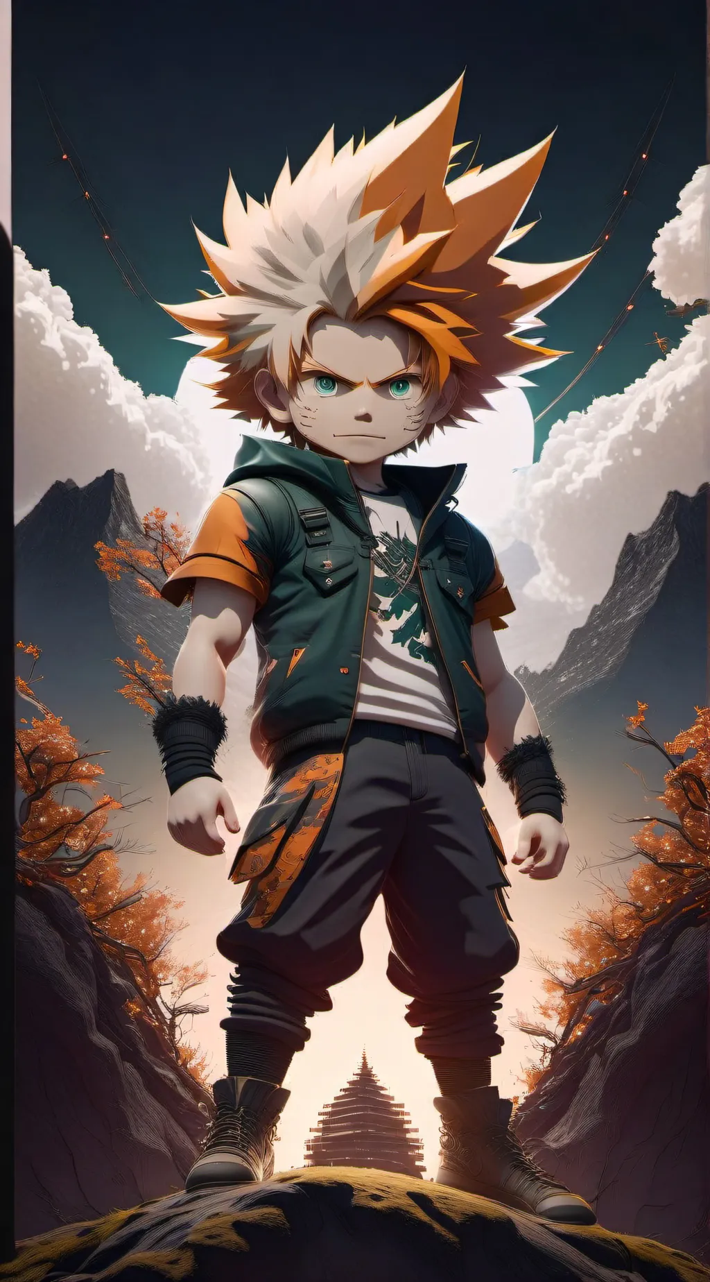 ai character: Bakugo background