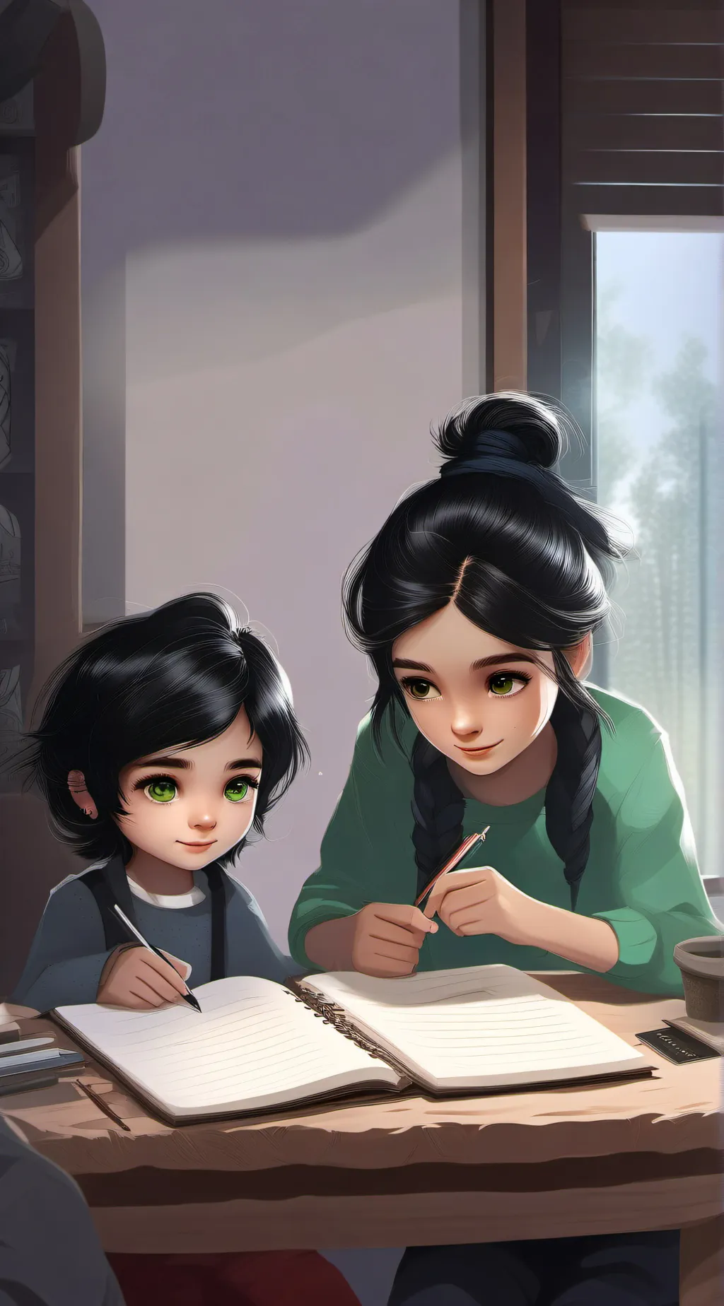 ai character: Lily background