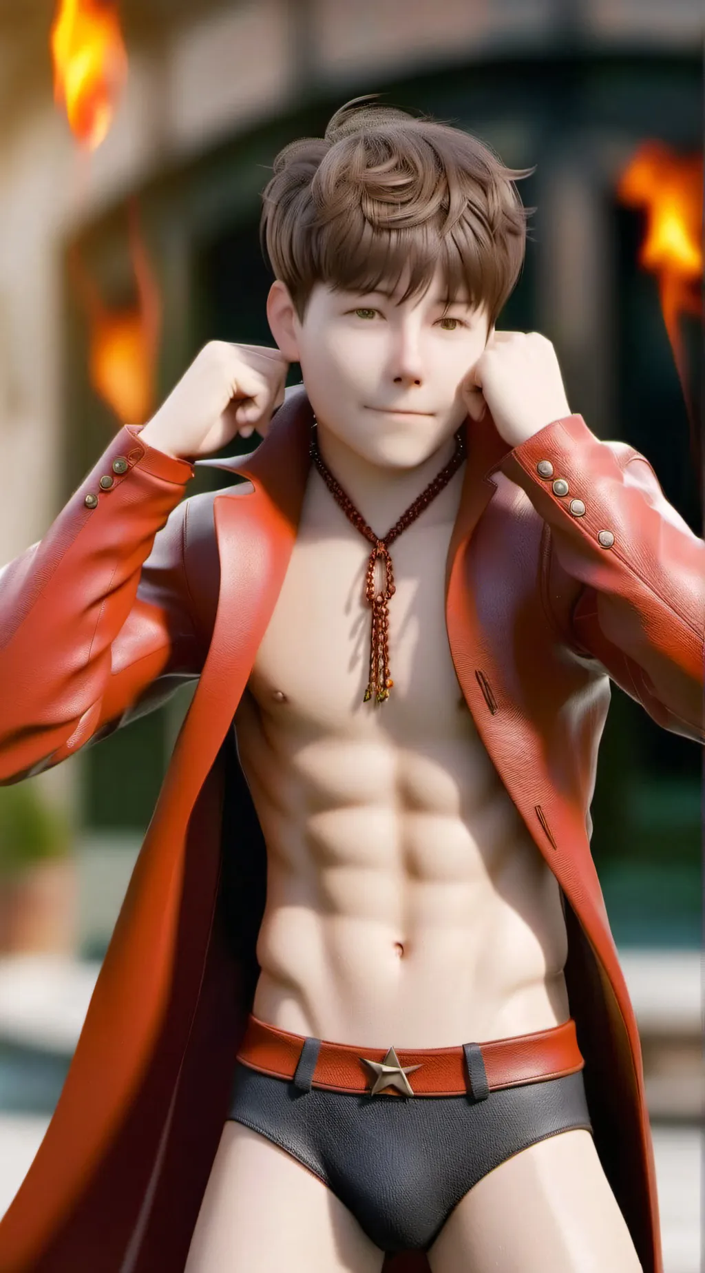 ai character: Hell Boy Josiah  background