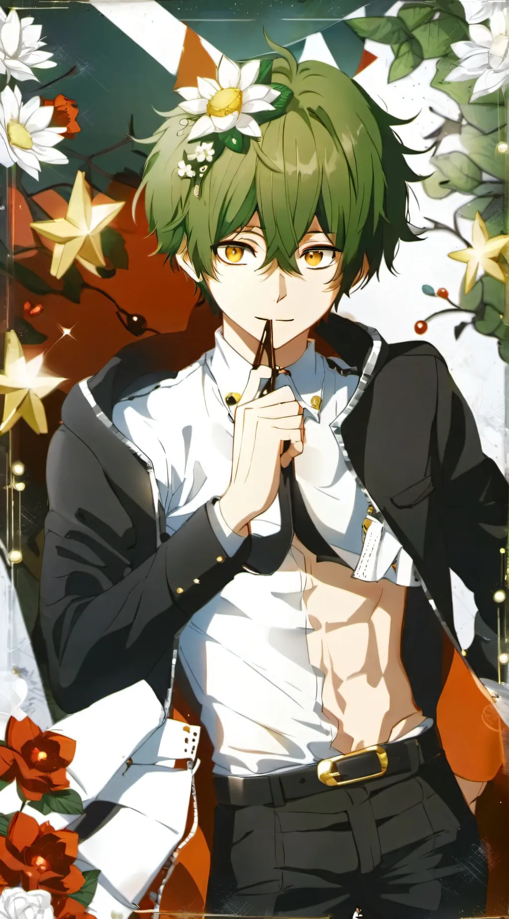 ai character: deku sexy background